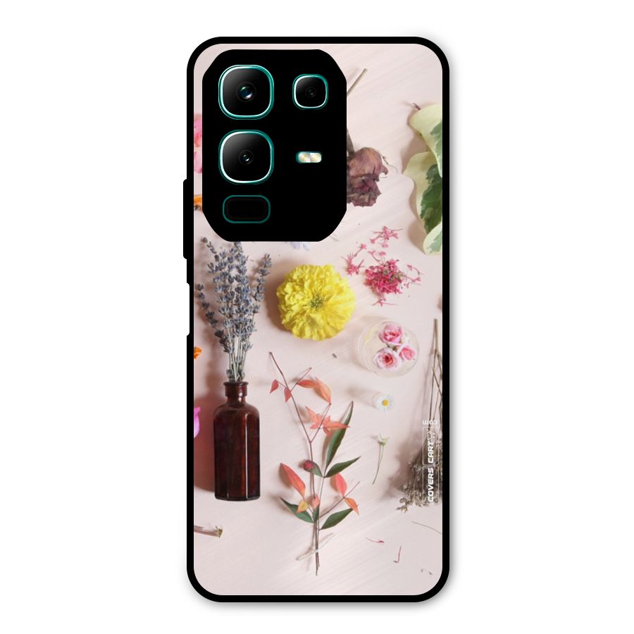 Old Petals Metal Back Case for Infinix Note 50x
