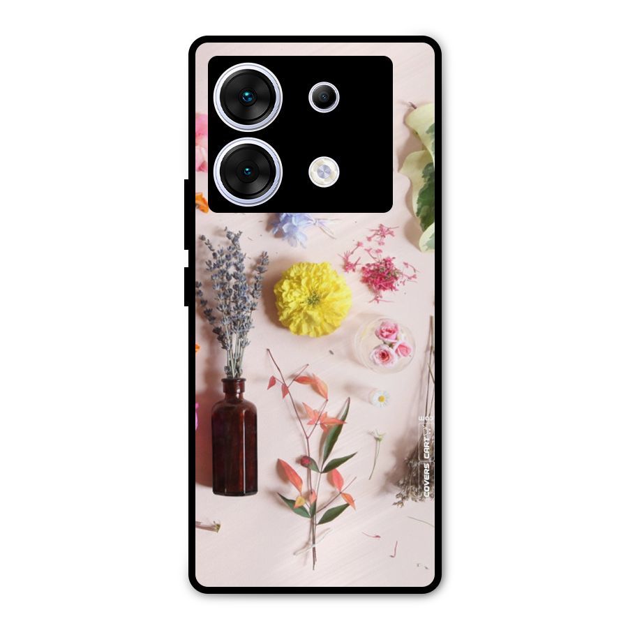 Old Petals Metal Back Case for Infinix Zero 30 5G