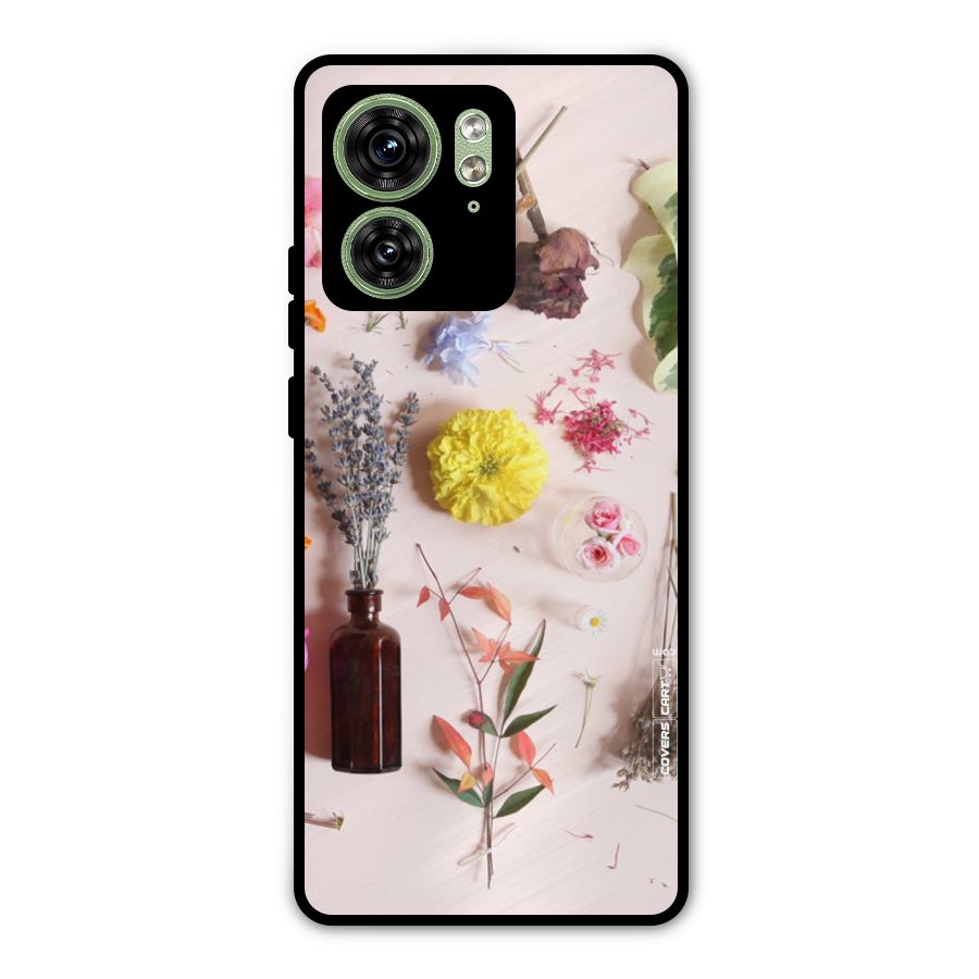 Old Petals Metal Back Case for Motorola Edge 40 5G