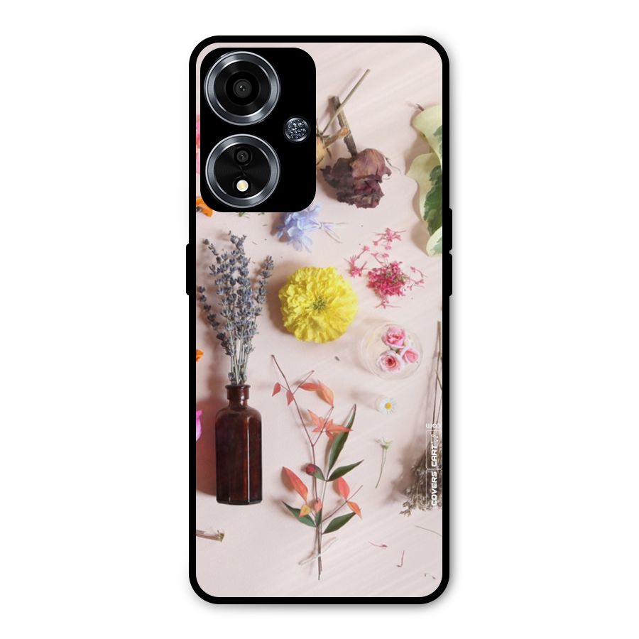 Old Petals Metal Back Case for Oppo A59