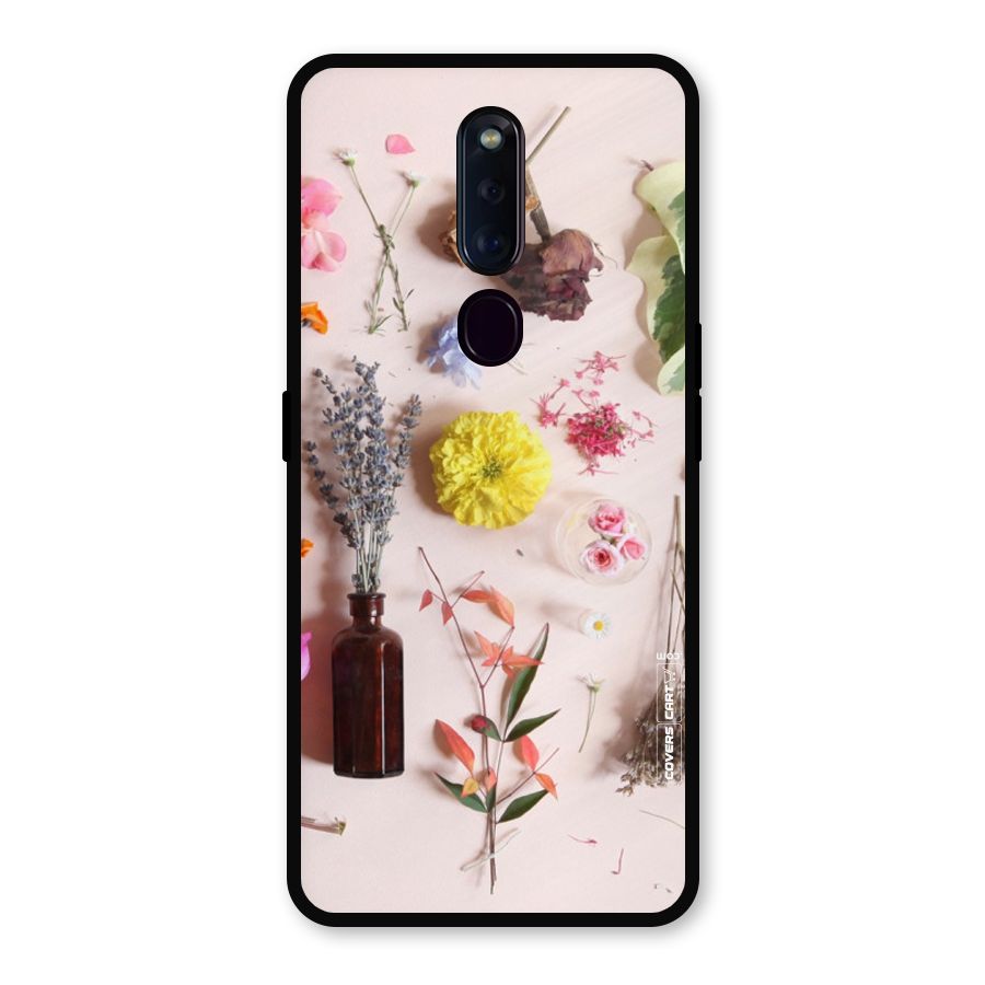 Old Petals Metal Back Case for Oppo F11 Pro