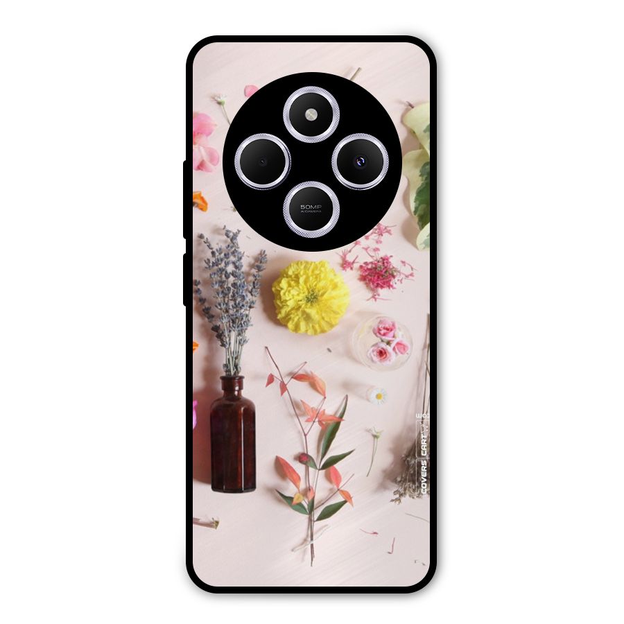 Old Petals Metal Back Case for Poco C75 5G