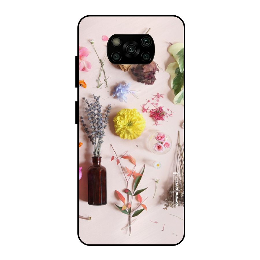 Old Petals Metal Back Case for Poco X3