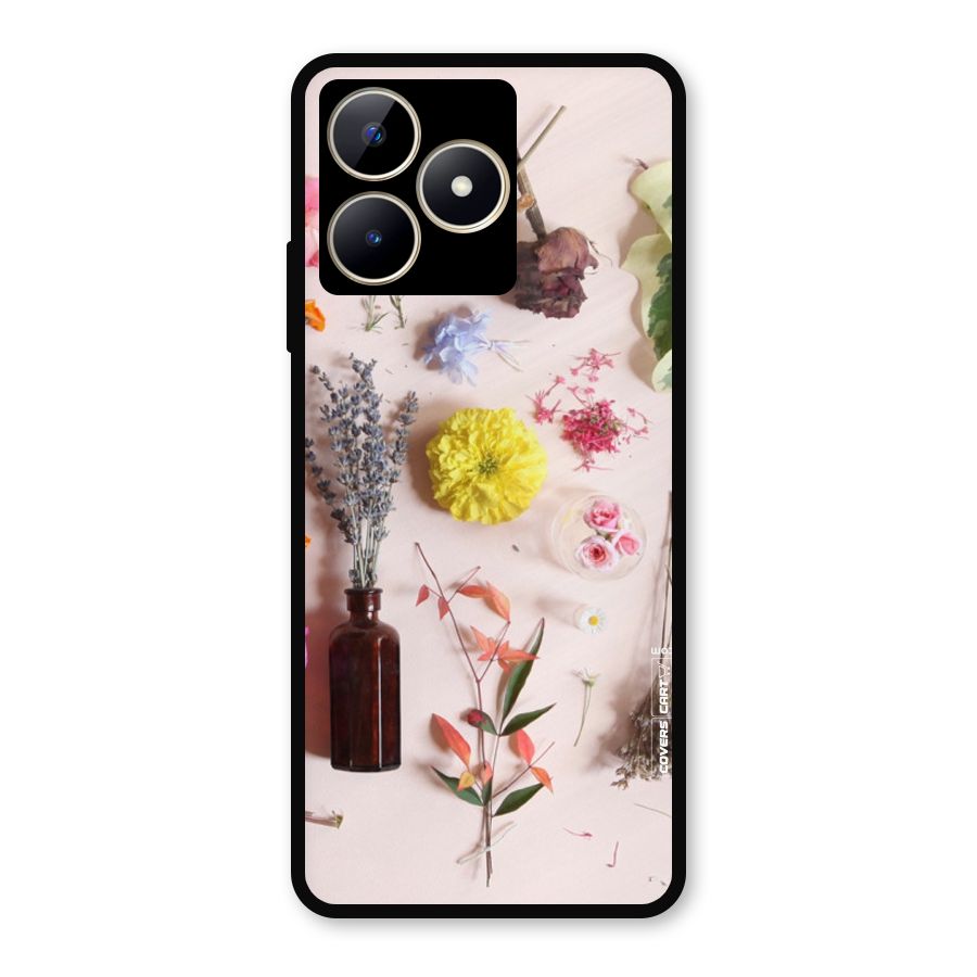 Old Petals Metal Back Case for Realme C53