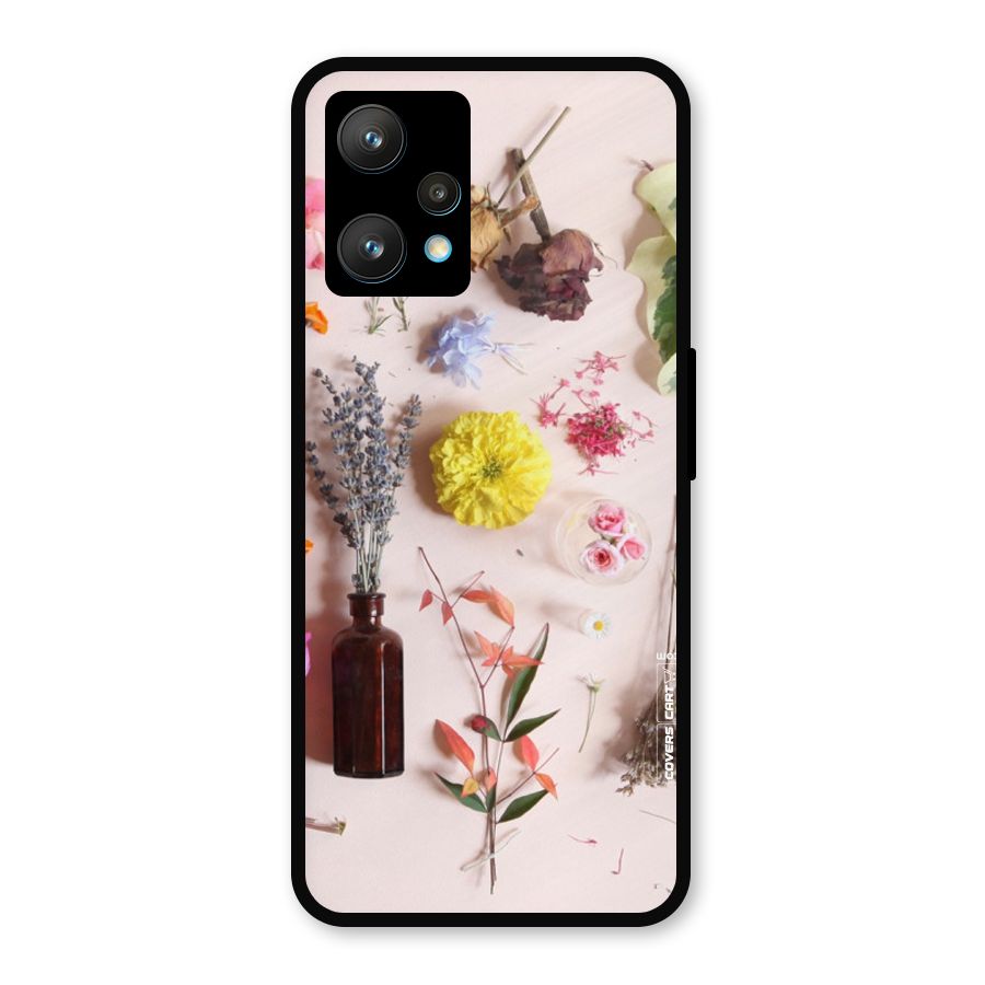 Old Petals Metal Back Case for Realme Narzo 50 Pro
