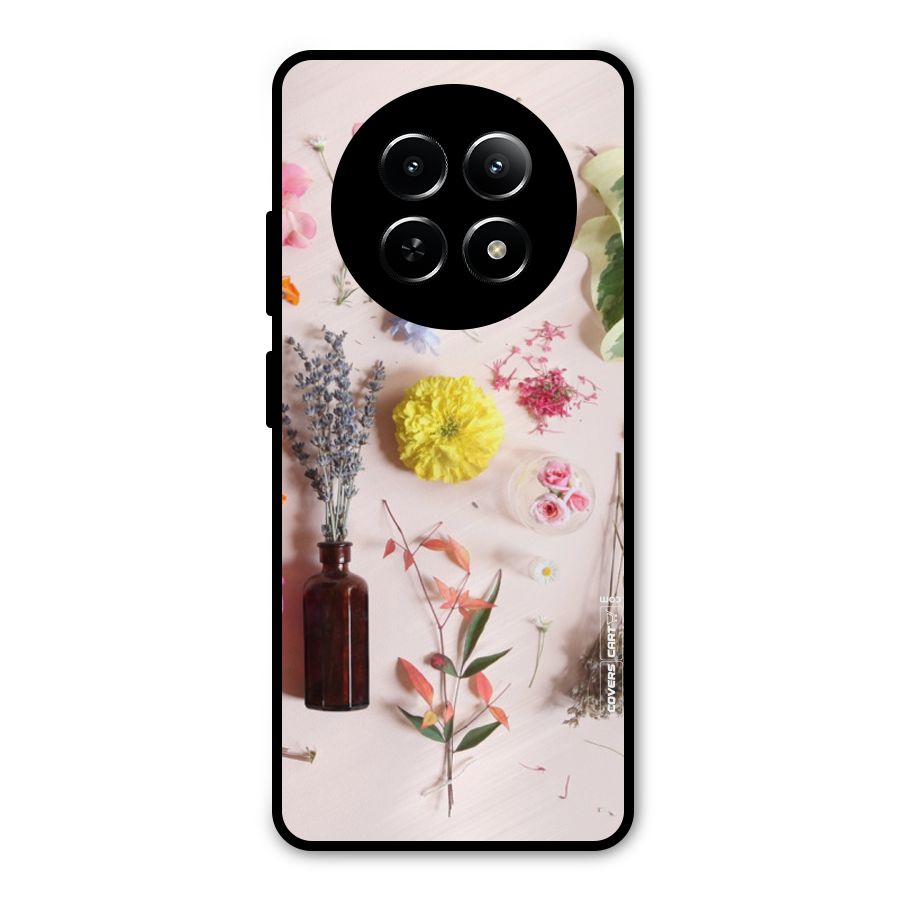 Old Petals Metal Back Case for Realme Narzo N65