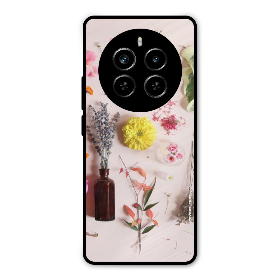 Old Petals Metal Back Case for Realme P1 Pro
