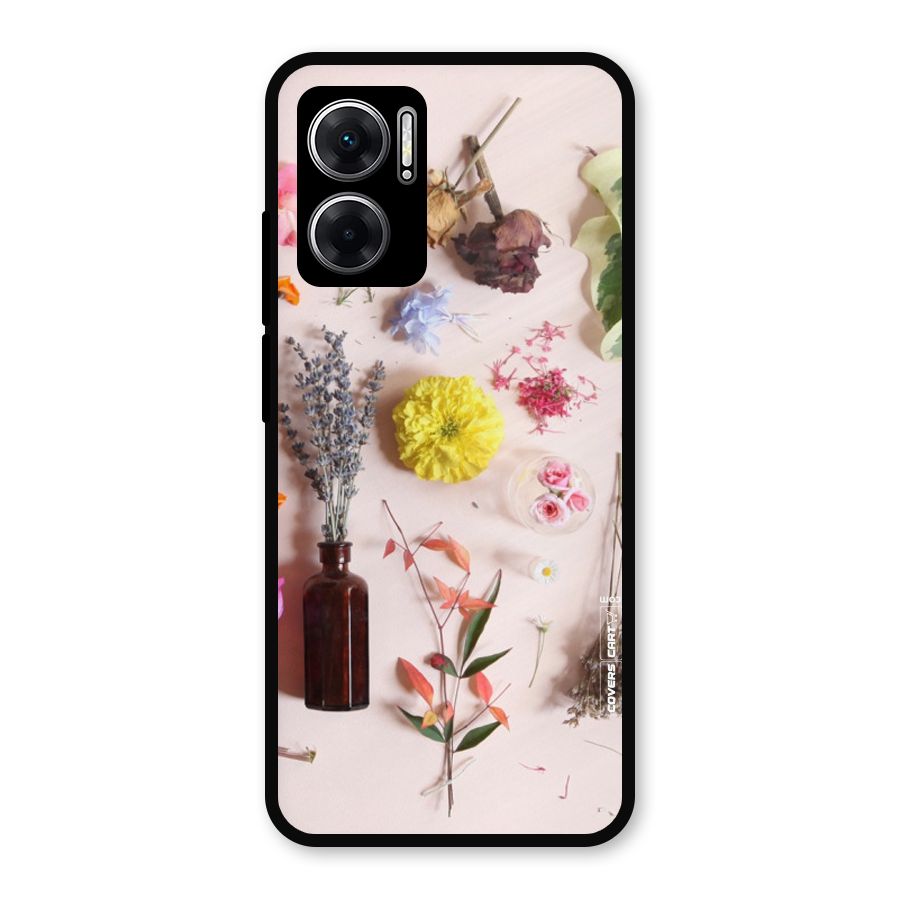 Old Petals Metal Back Case for Redmi 11 Prime 5G