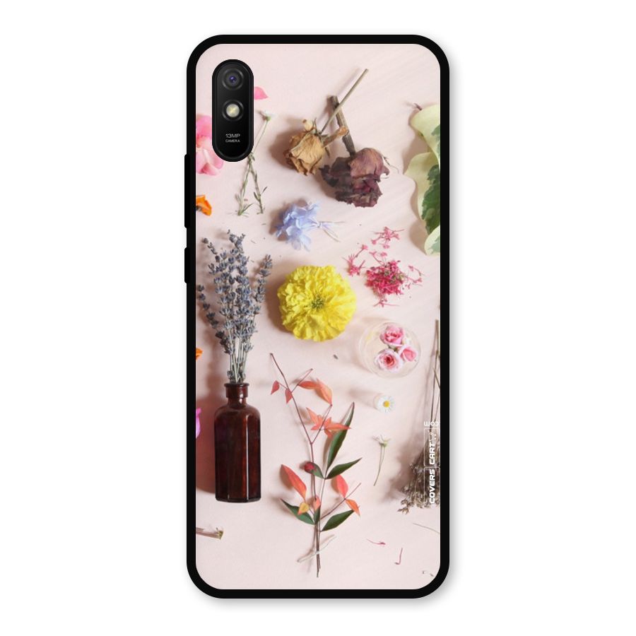 Old Petals Metal Back Case for Redmi 9i