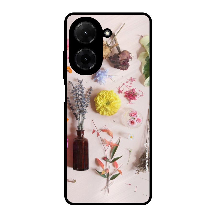 Old Petals Metal Back Case for Redmi A5 4G