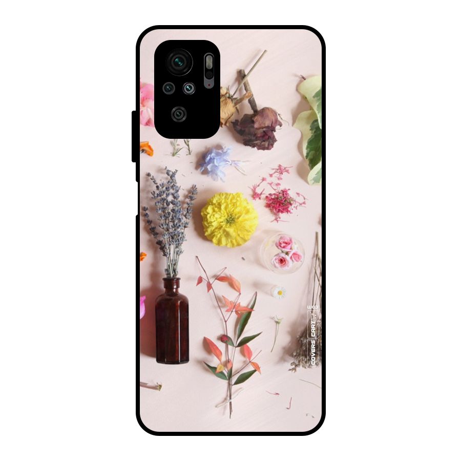 Old Petals Metal Back Case for Redmi Note 10S