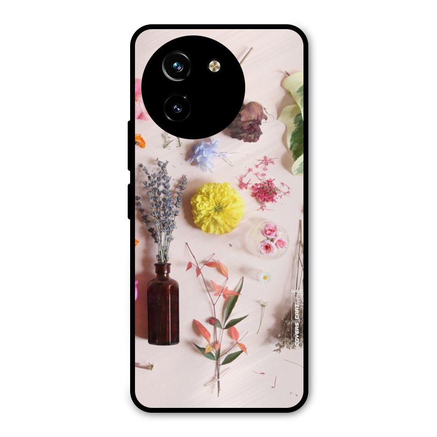 Old Petals Metal Back Case for Vivo T3x