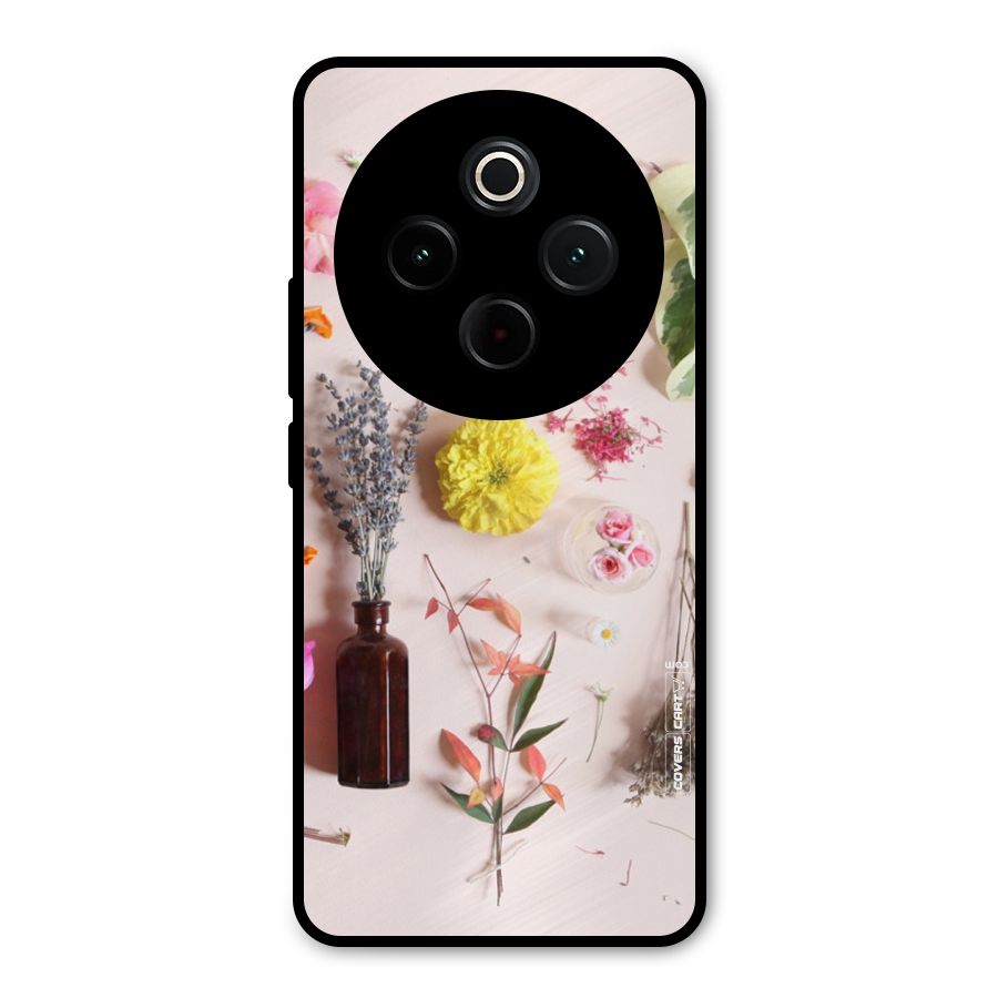 Old Petals Metal Back Case for Vivo T4