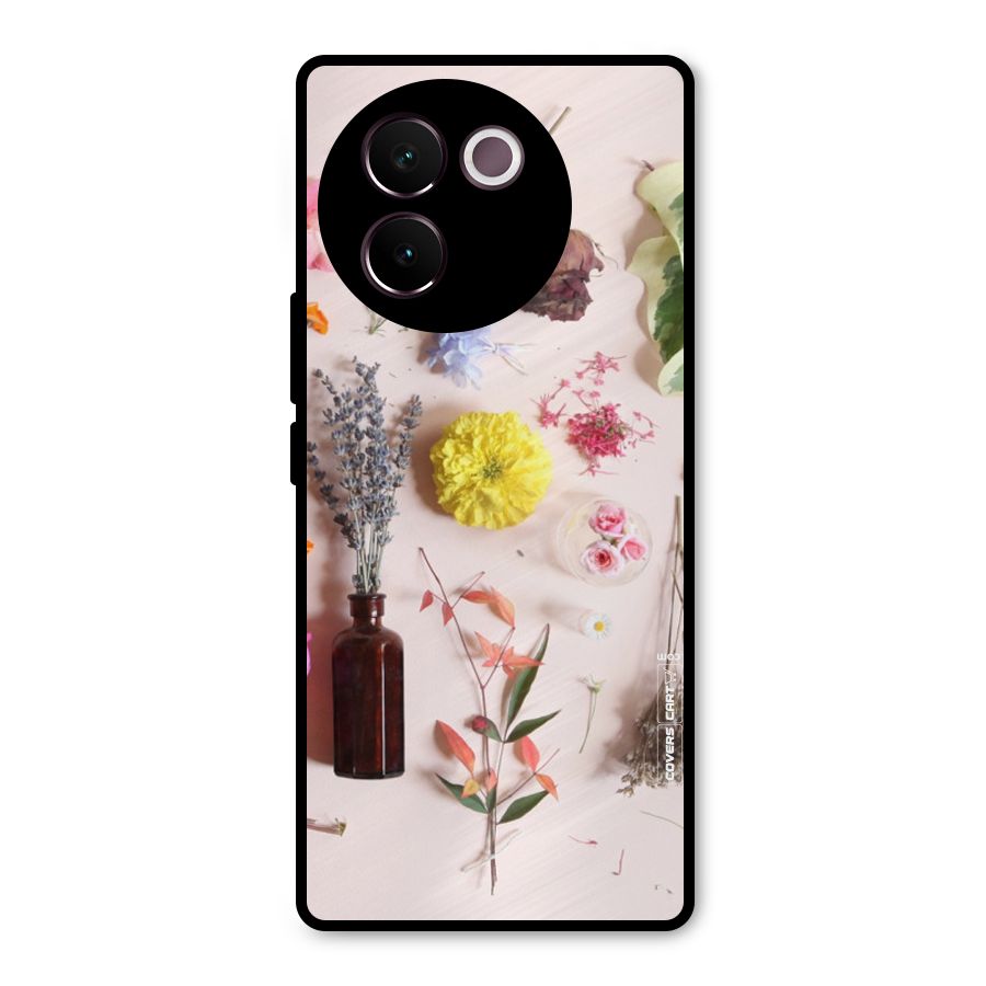 Old Petals Metal Back Case for Vivo V30e