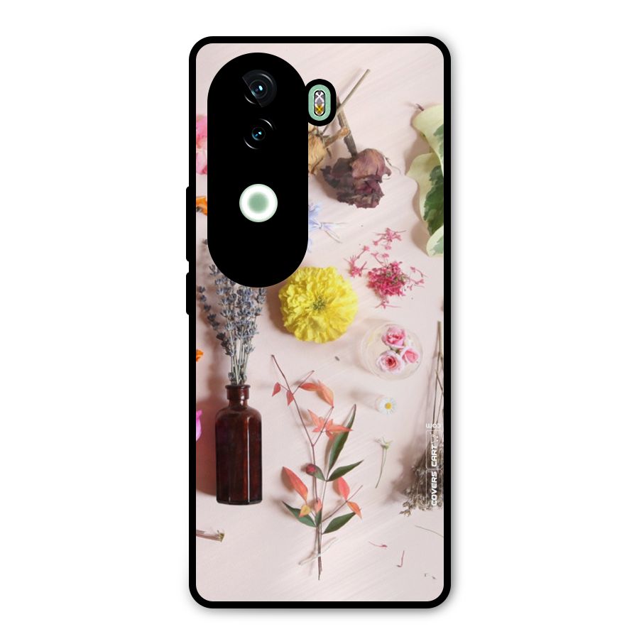Old Petals Metal Back Case for Vivo V40e