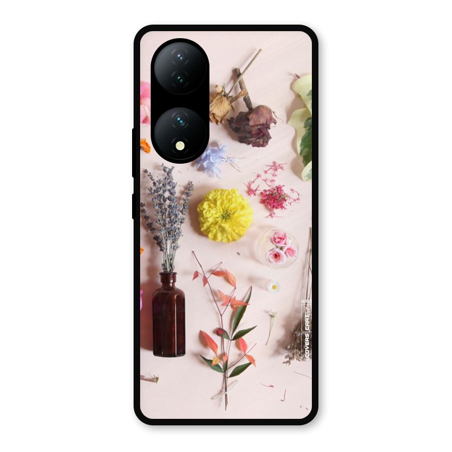 Old Petals Metal Back Case for Vivo Y100