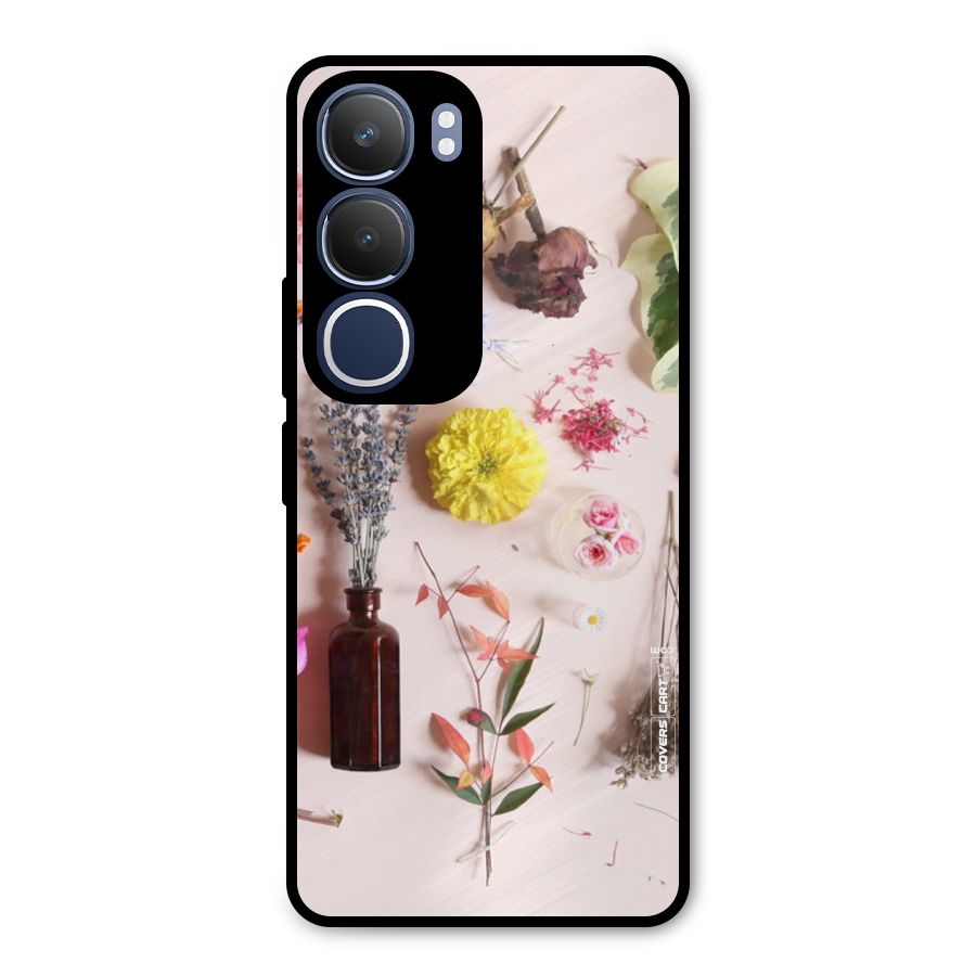 Old Petals Metal Back Case for Vivo Y29