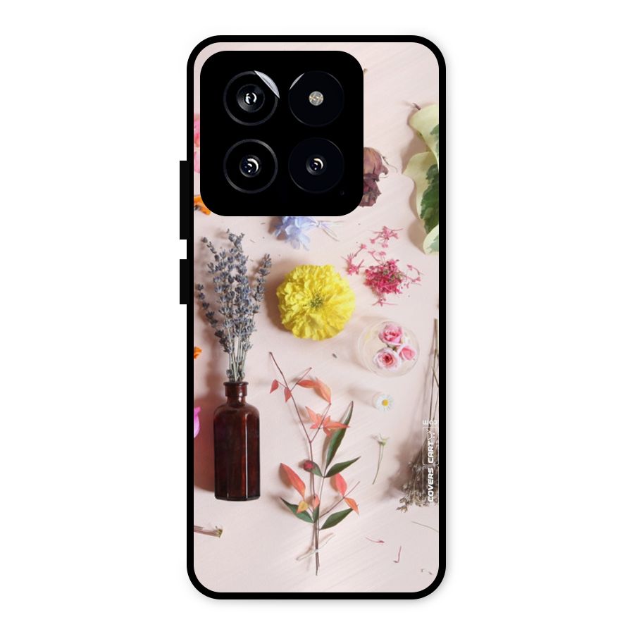 Old Petals Metal Back Case for Xiaomi 14