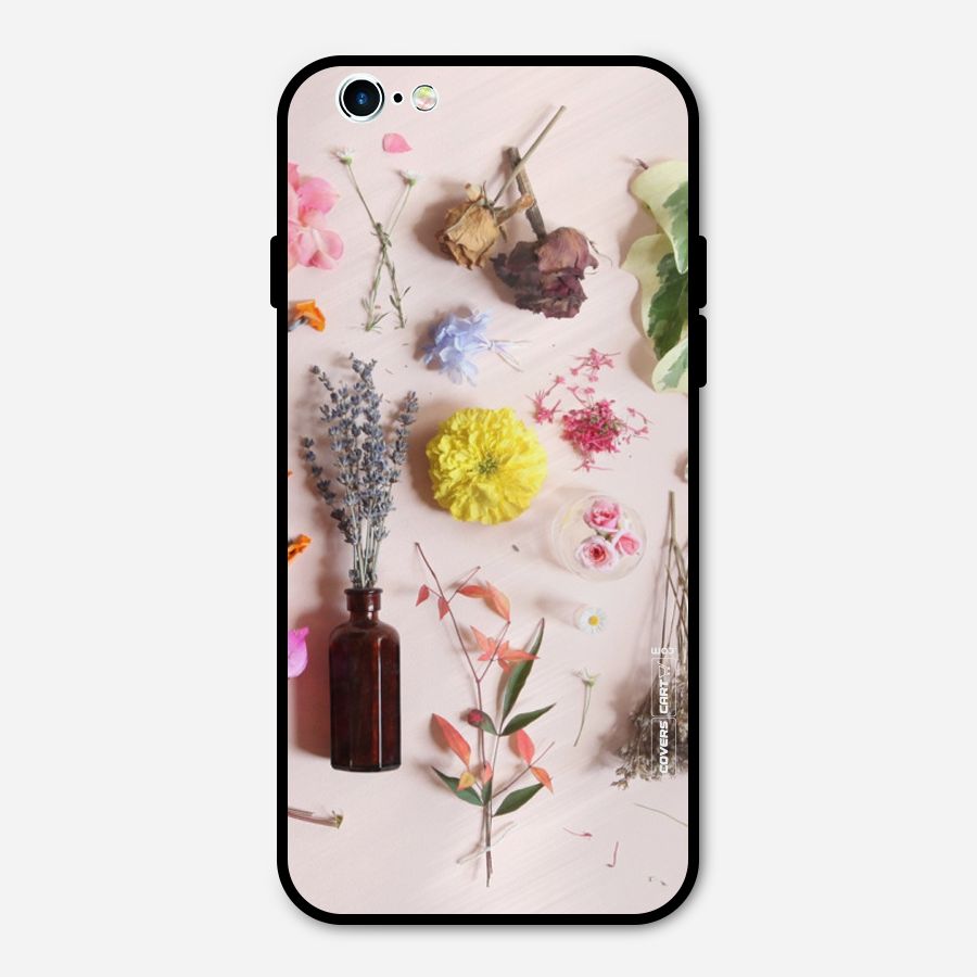 Old Petals Metal Back Case for iPhone 6 6s