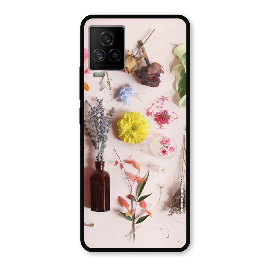 Old Petals Metal Back Case for iQOO 7 Legend 5G
