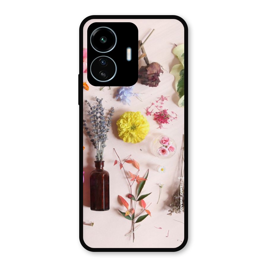 Old Petals Metal Back Case for vivo iQOO Z6 Lite 5G