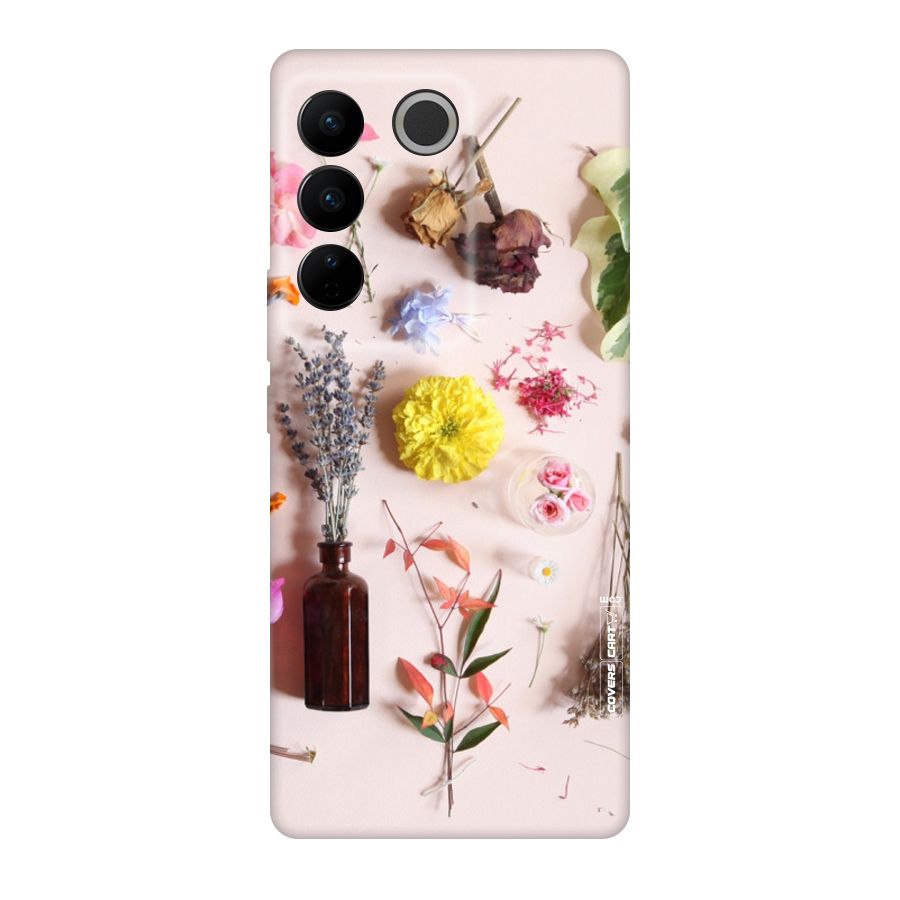 Old Petals Original Polycarbonate Back Case for Vivo V27