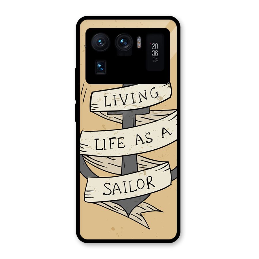 Old School Anchor Glass Back Case for Mi 11 Ultra