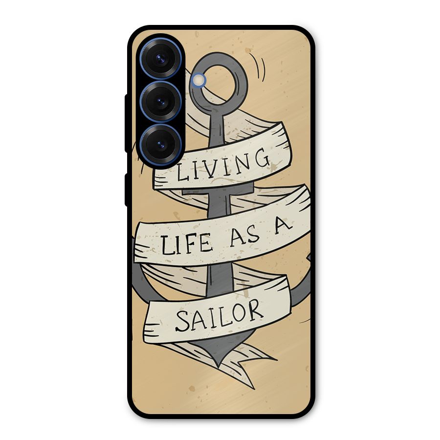 Old School Anchor Metal Back Case for Galaxy S25