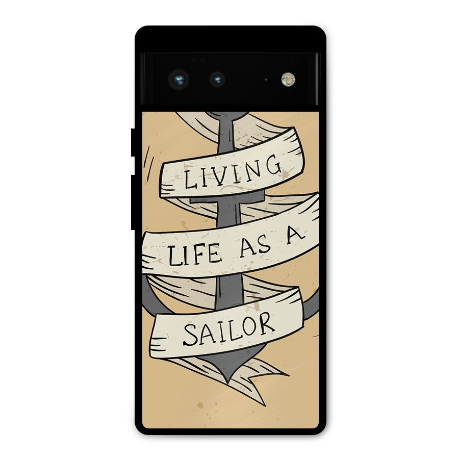 Old School Anchor Metal Back Case for Google Pixel 6