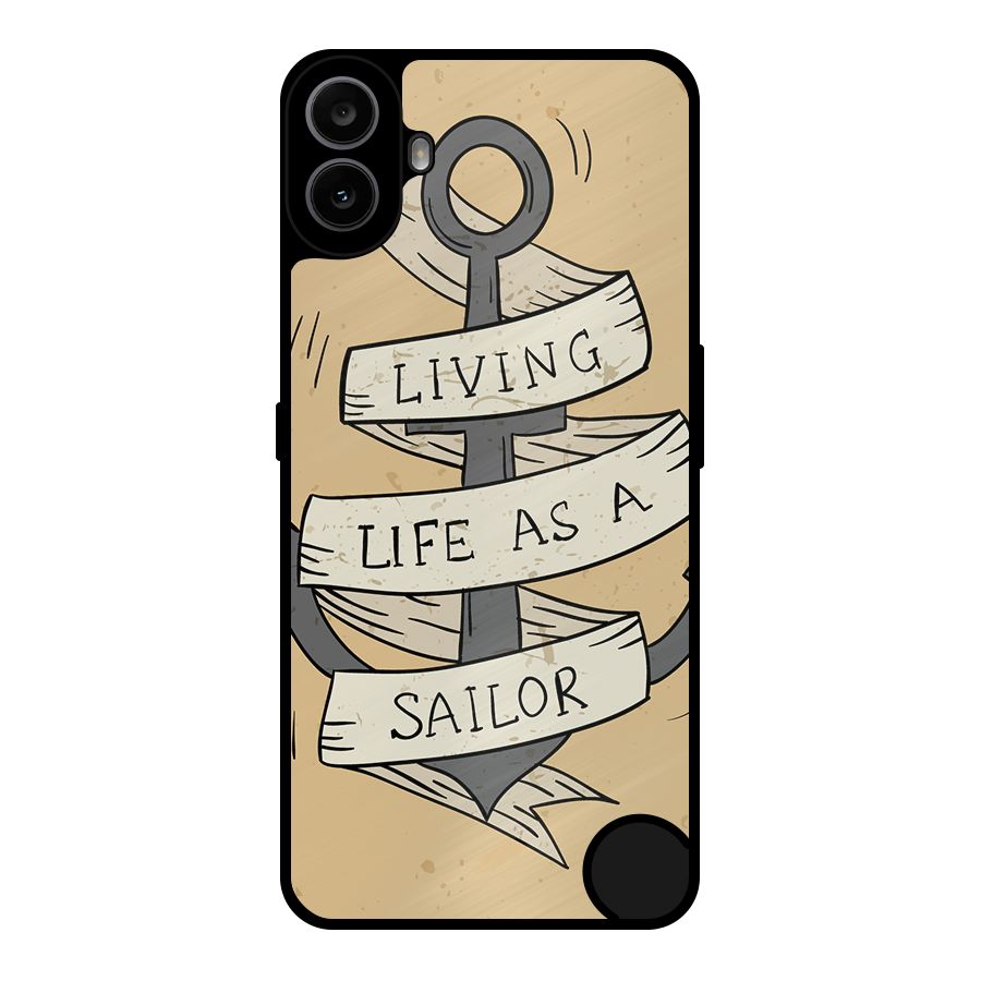 Old School Anchor Metal Back Case for Nothing CMF Phone 1