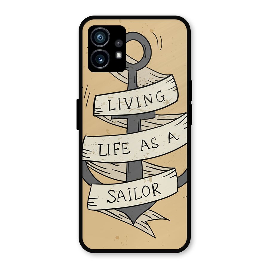 Old School Anchor Metal Back Case for Nothing Phone 1