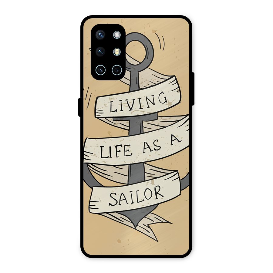 Old School Anchor Metal Back Case for OnePlus 9R
