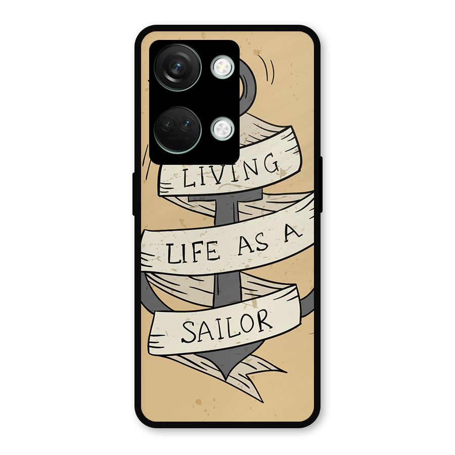 Old School Anchor Metal Back Case for OnePlus Nord 3