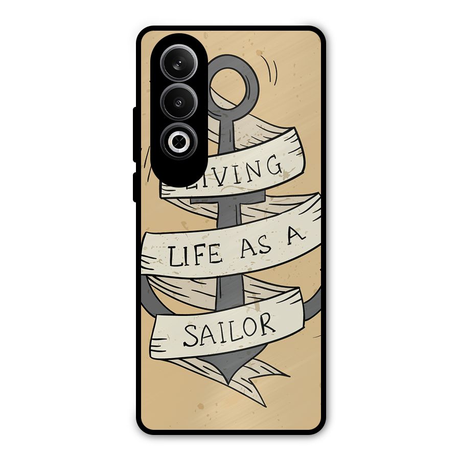 Old School Anchor Metal Back Case for OnePlus Nord CE4