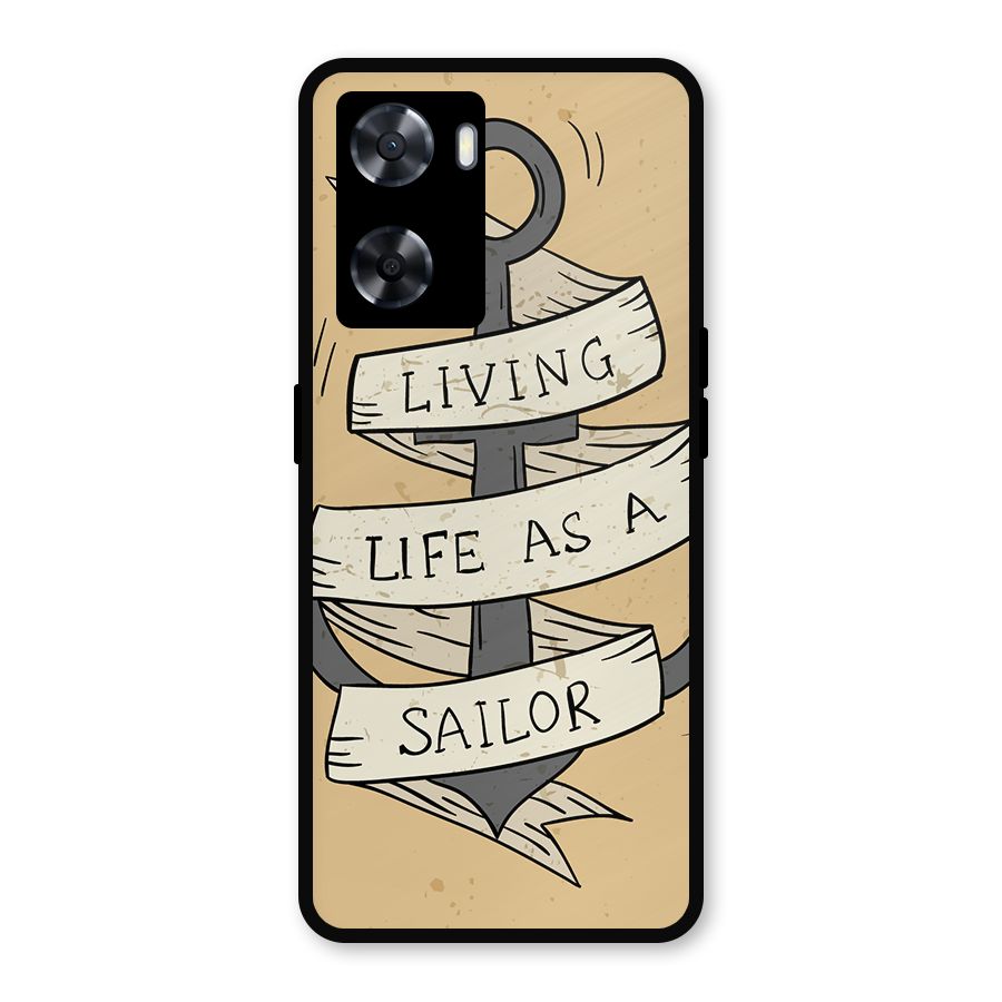 Old School Anchor Metal Back Case for OnePlus Nord N20 SE