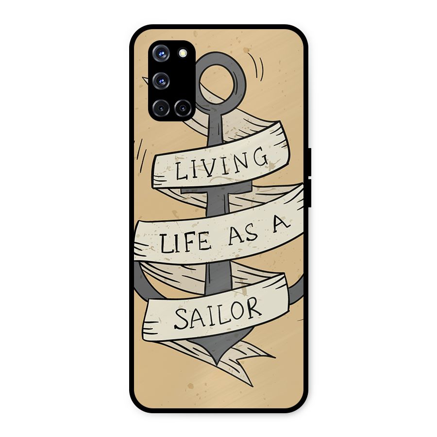 Old School Anchor Metal Back Case for Oppo A52