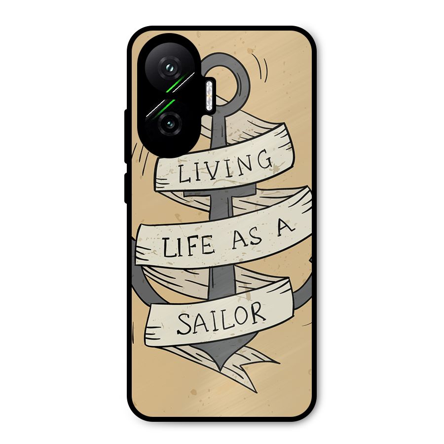 Old School Anchor Metal Back Case for Poco F7
