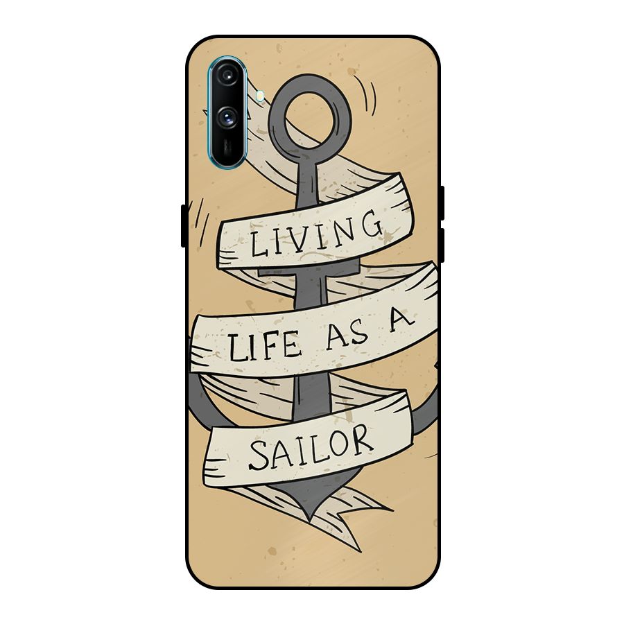 Old School Anchor Metal Back Case for Realme C3