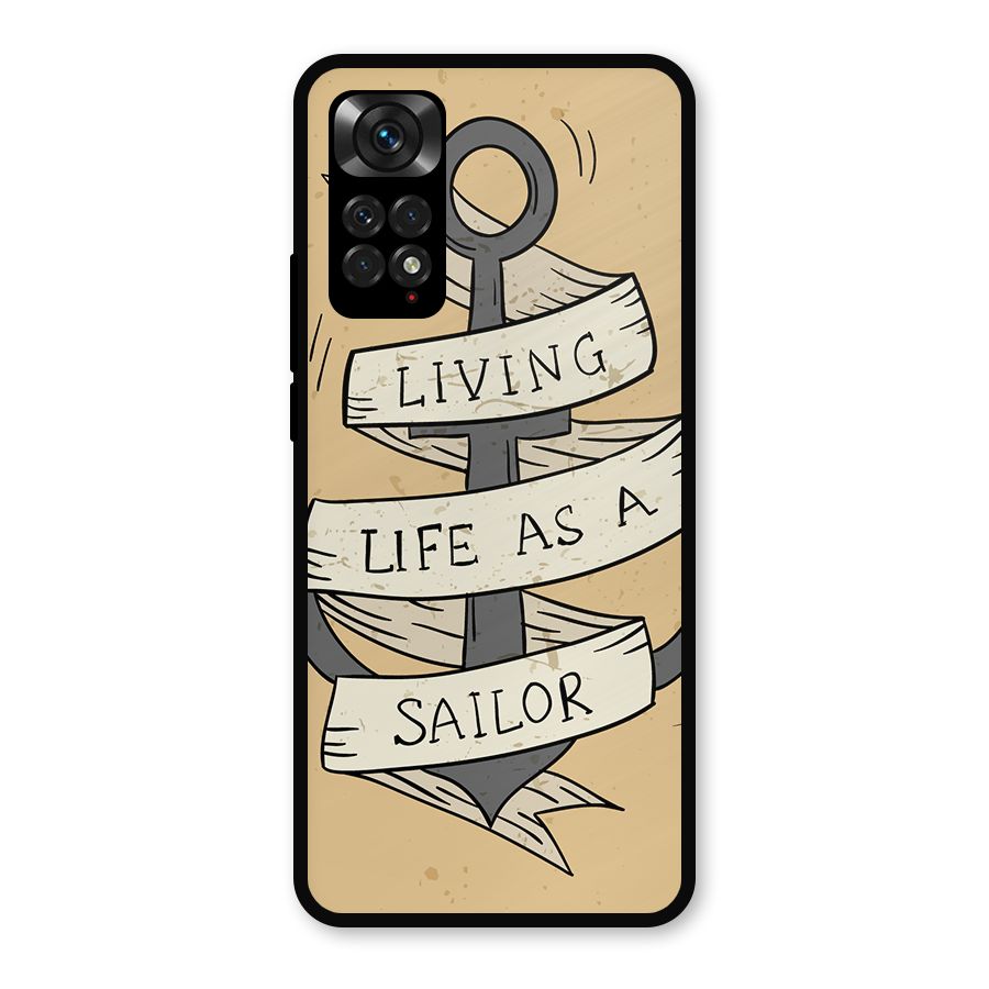 Old School Anchor Metal Back Case for Redmi Note 11