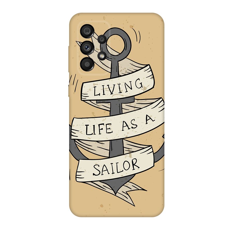 Old School Anchor Original Polycarbonate Back Case for Galaxy A73 5G