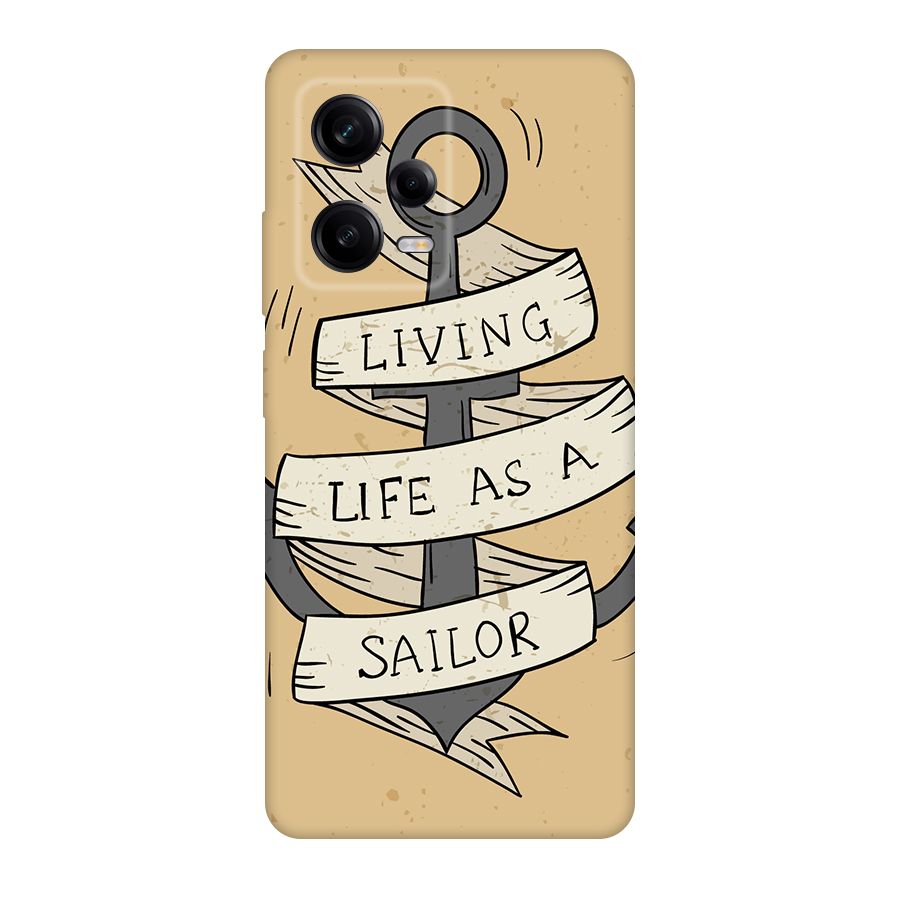 Old School Anchor Original Polycarbonate Back Case for Redmi Note 12 Pro