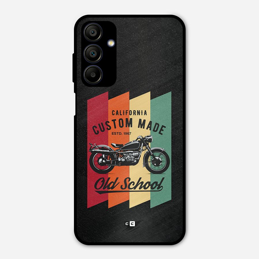 Old School Bike Metal Back Case for Galaxy A15 5G