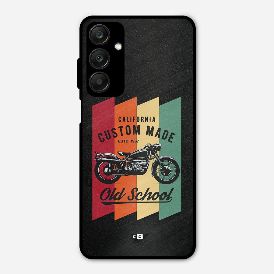 Old School Bike Metal Back Case for Galaxy A25 5G