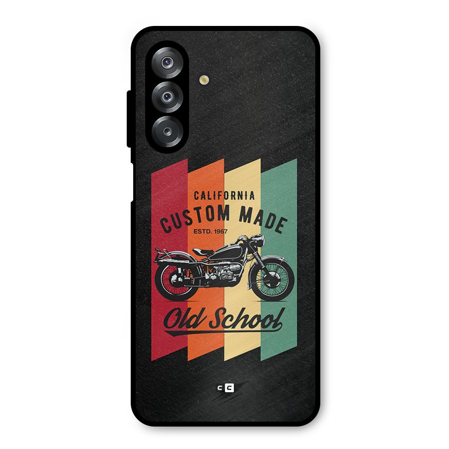 Old School Bike Metal Back Case for Galaxy A26
