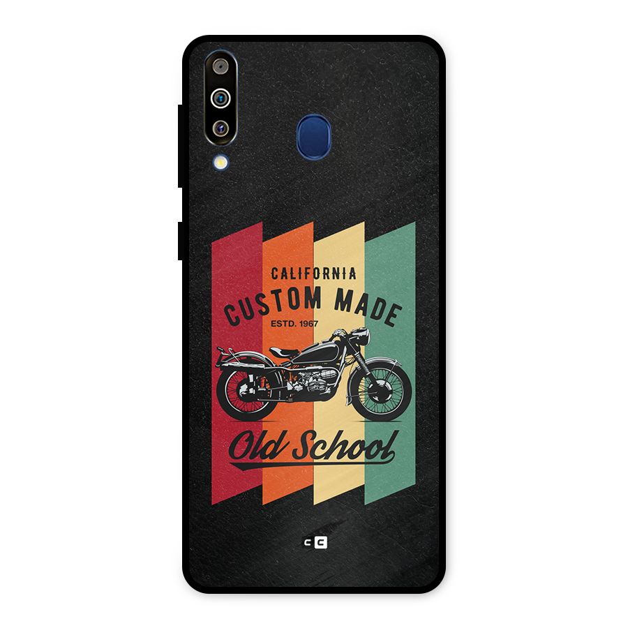Old School Bike Metal Back Case for Galaxy M30