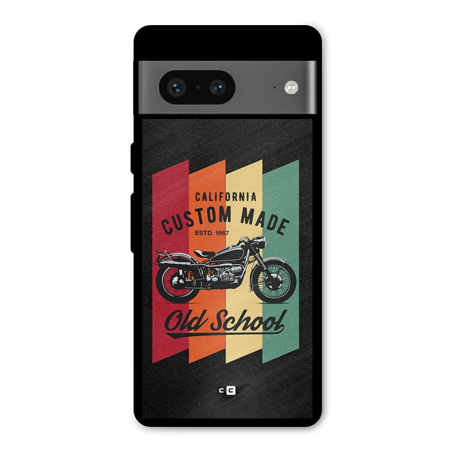Old School Bike Metal Back Case for Google Pixel 7