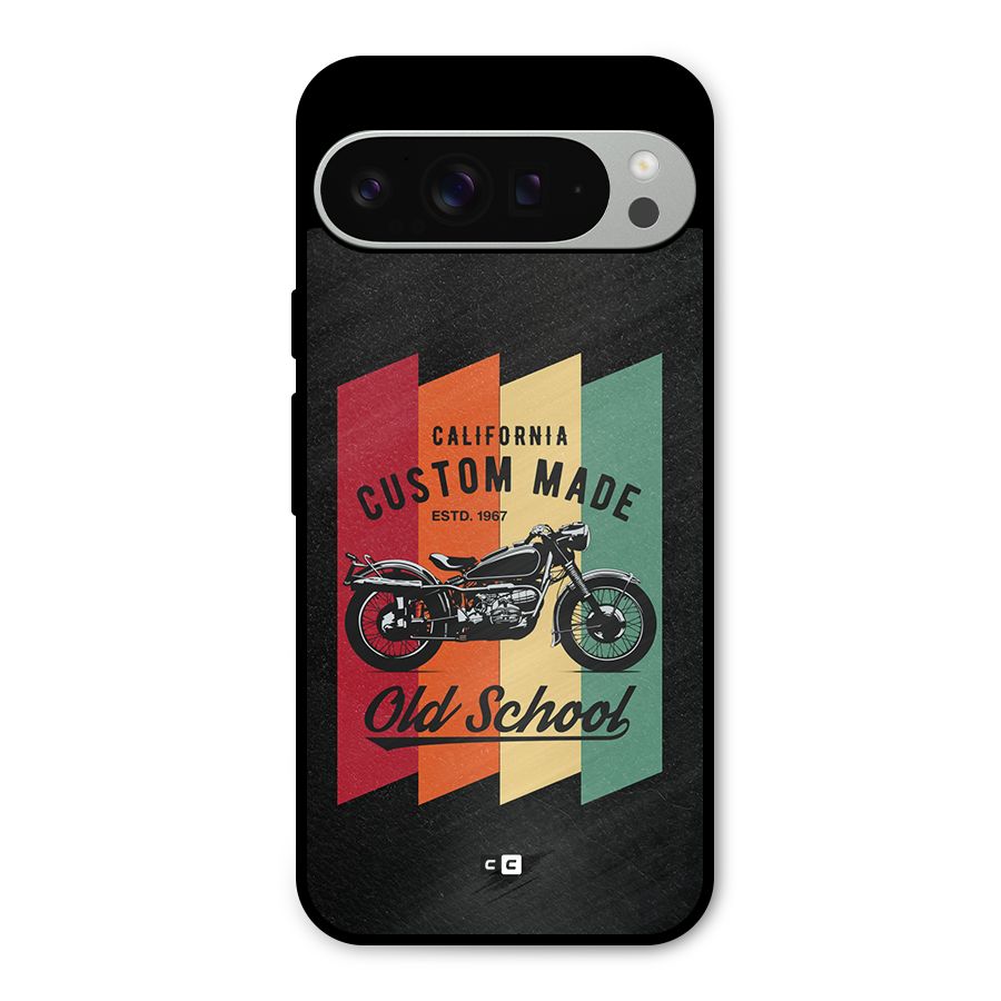 Old School Bike Metal Back Case for Google Pixel 9 Pro XL