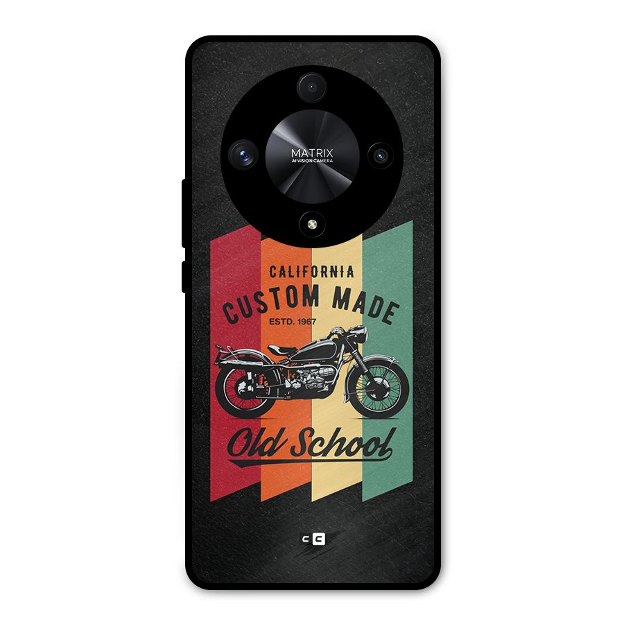 Old School Bike Metal Back Case for Honor X9b