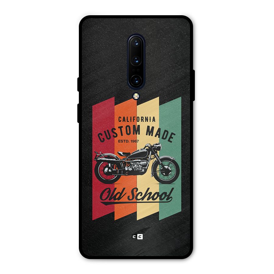 Old School Bike Metal Back Case for OnePlus 7 Pro