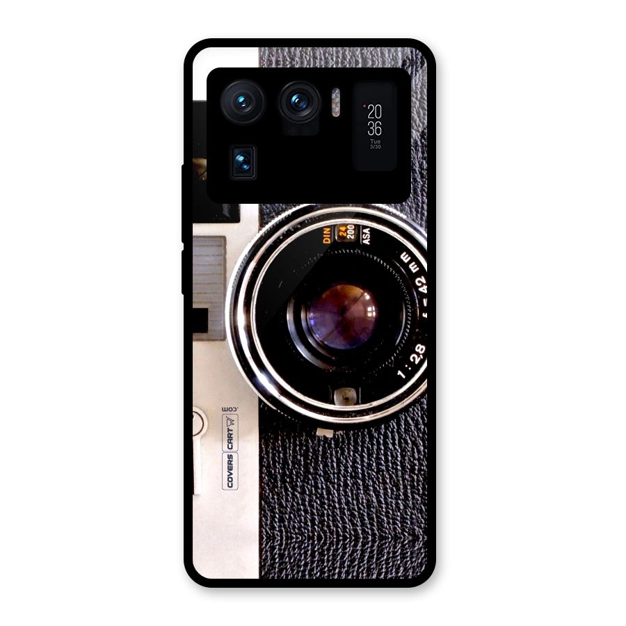 Old School Camera Glass Back Case for Mi 11 Ultra